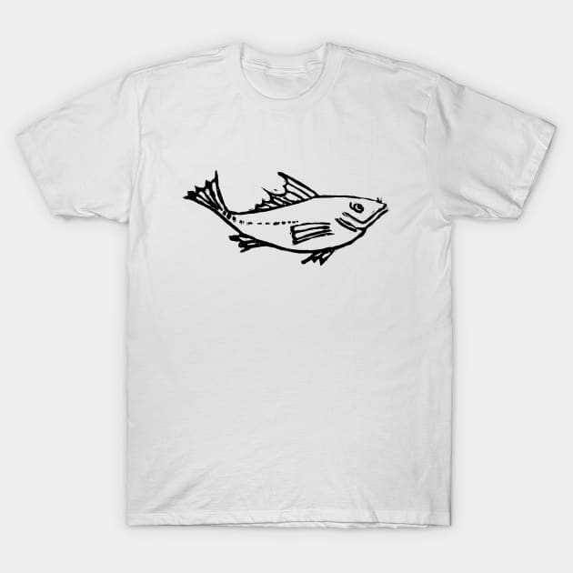 Family Shirt Series: The Henry Fish (Dark) T-Shirt by Nick Courage HQ